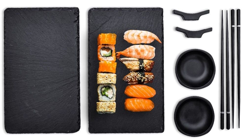 sushi serveerset om te maken voor 2 personen