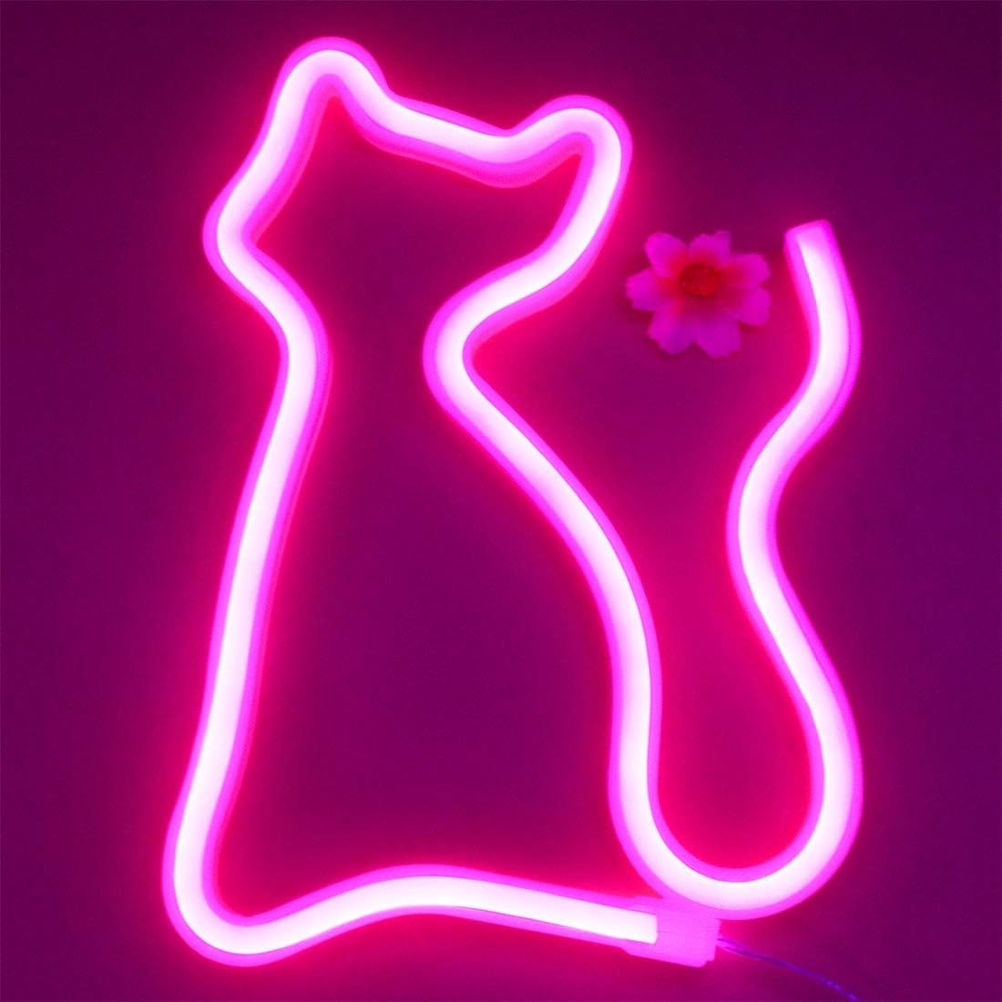 licht logo neon led kat kitten teken