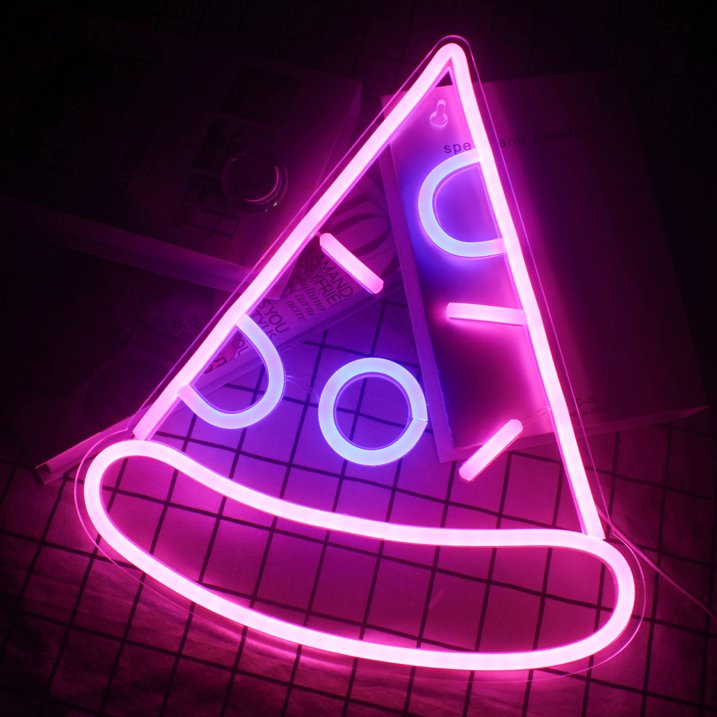 pizza - LED-neonbordlogo