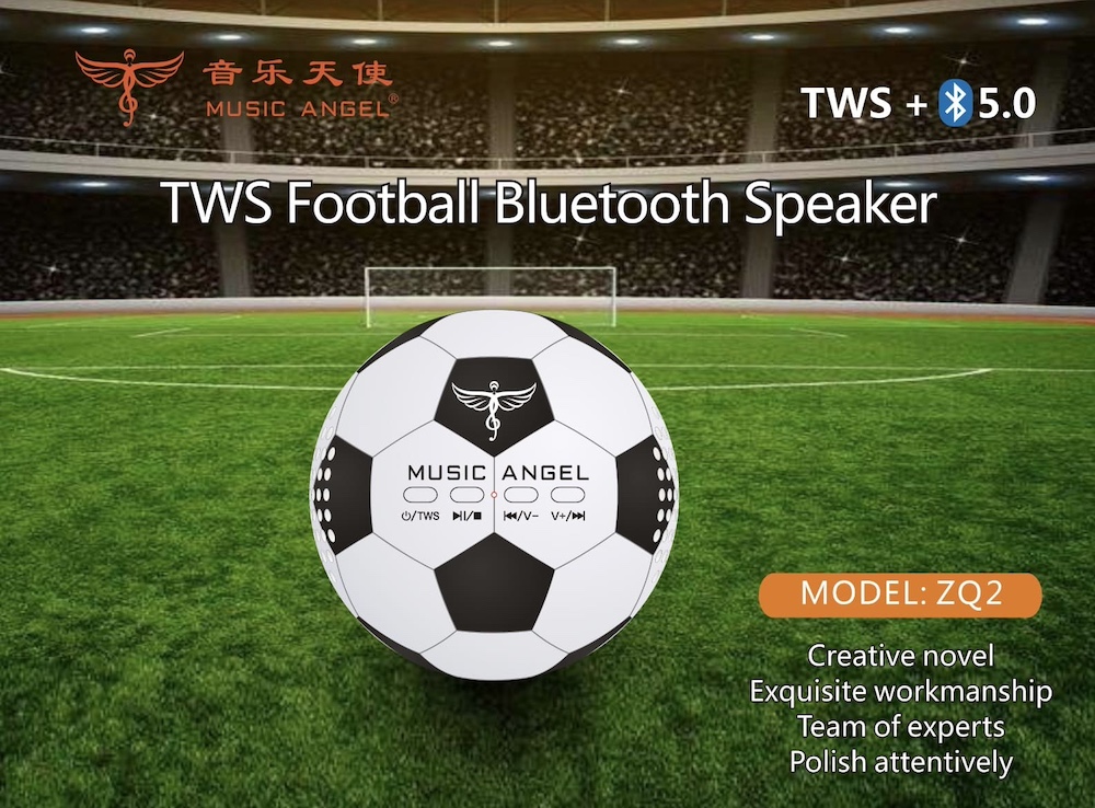voetbalballuidspreker voor Bluetooth mobiele telefoon