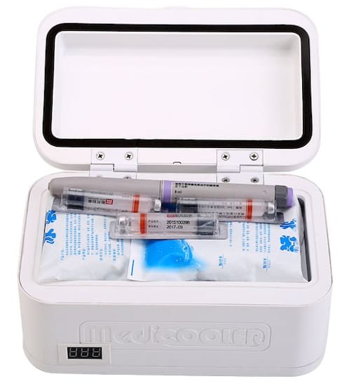 mini kleine koelkast voor insuline medicatie injecties