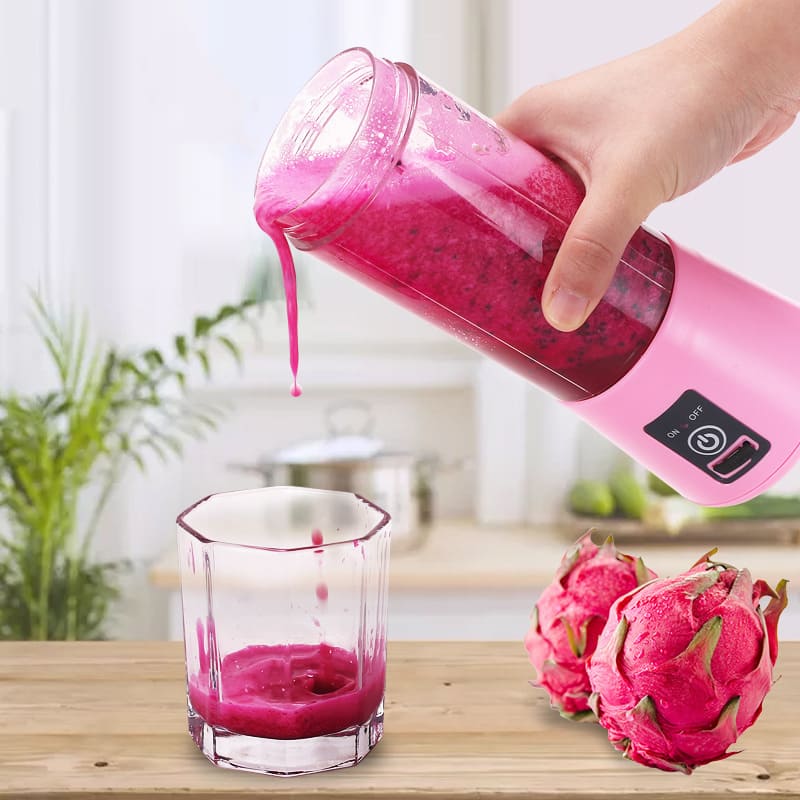 Smoothie reisblender roze voor dames