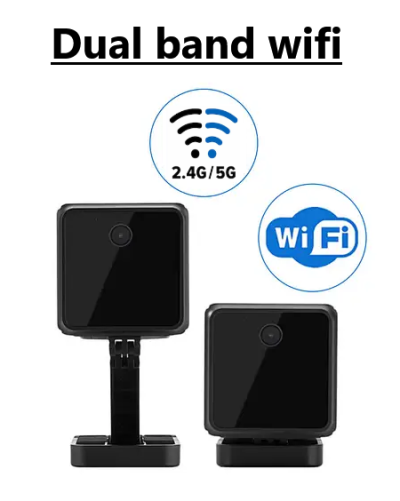 camera met wifi dual band 2,4 of 5 ghz mini beveiliging